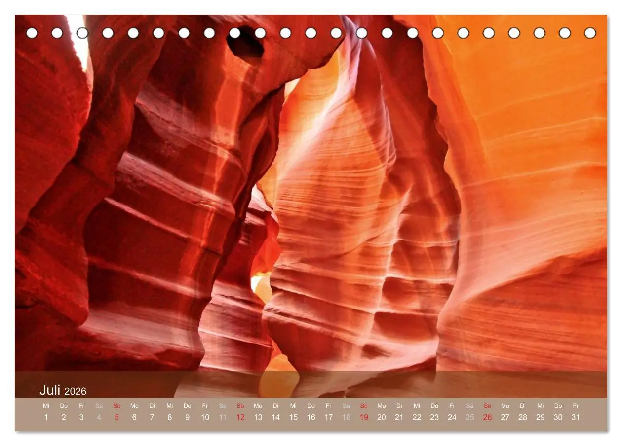 Bild: 9783516183733 | Der Antelope Canyon (Tischkalender 2026 DIN A5 quer), CALVENDO...