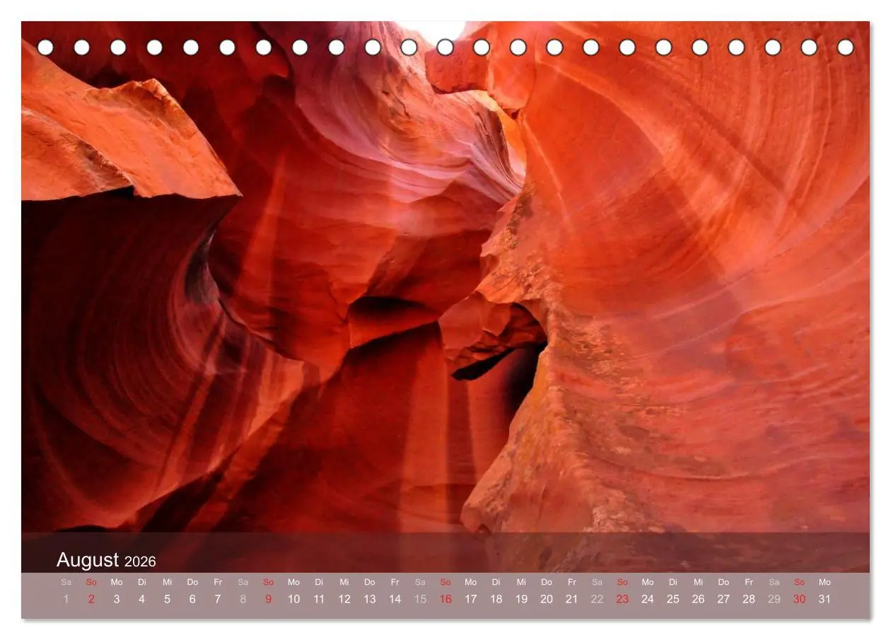 Bild: 9783516183733 | Der Antelope Canyon (Tischkalender 2026 DIN A5 quer), CALVENDO...