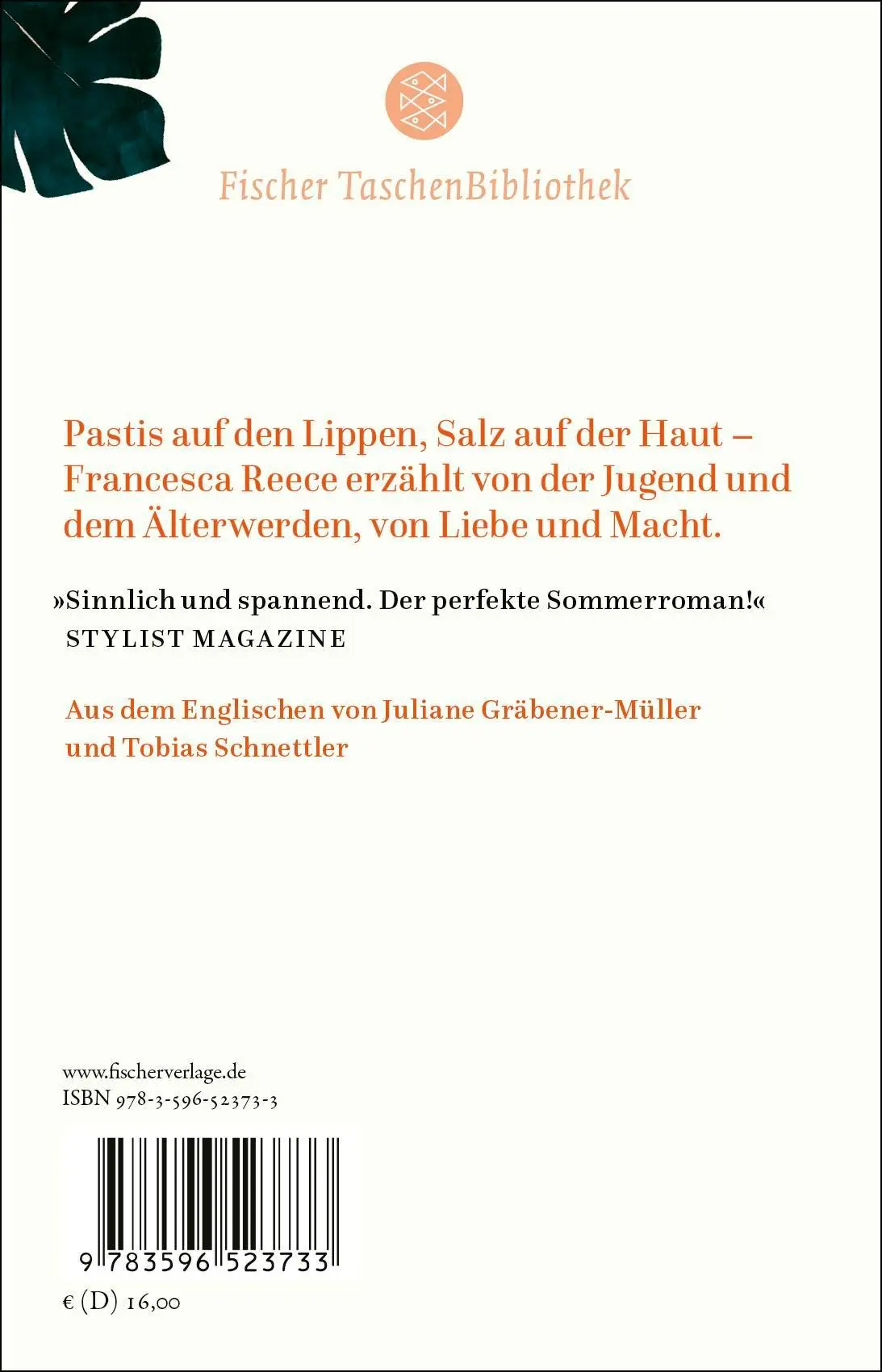Rückseite: 9783596523733 | Ein französischer Sommer | Roman | Francesca Reece | Buch | 560 S.