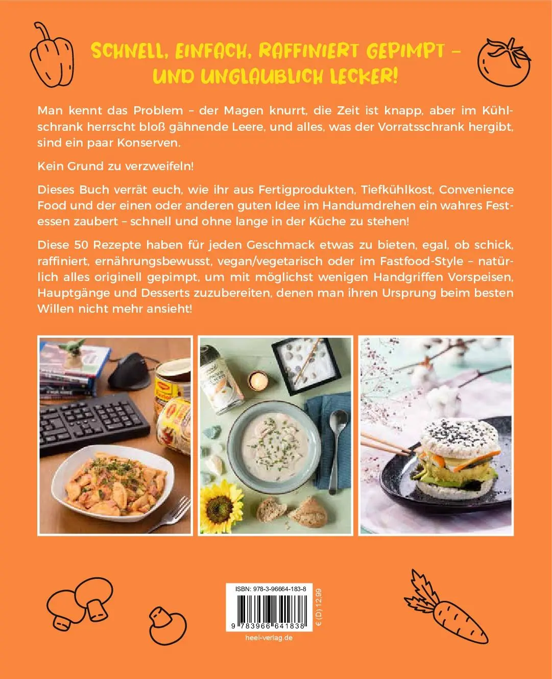 Rückseite: 9783966643733 | Pimp my Pizza - 50 einfache und leckere Rezepte | Tom Grimm | Buch