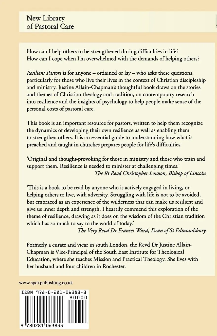 Rückseite: 9780281063833 | Resilient Pastors - The Role of Adversity in Healing and Growth | Buch
