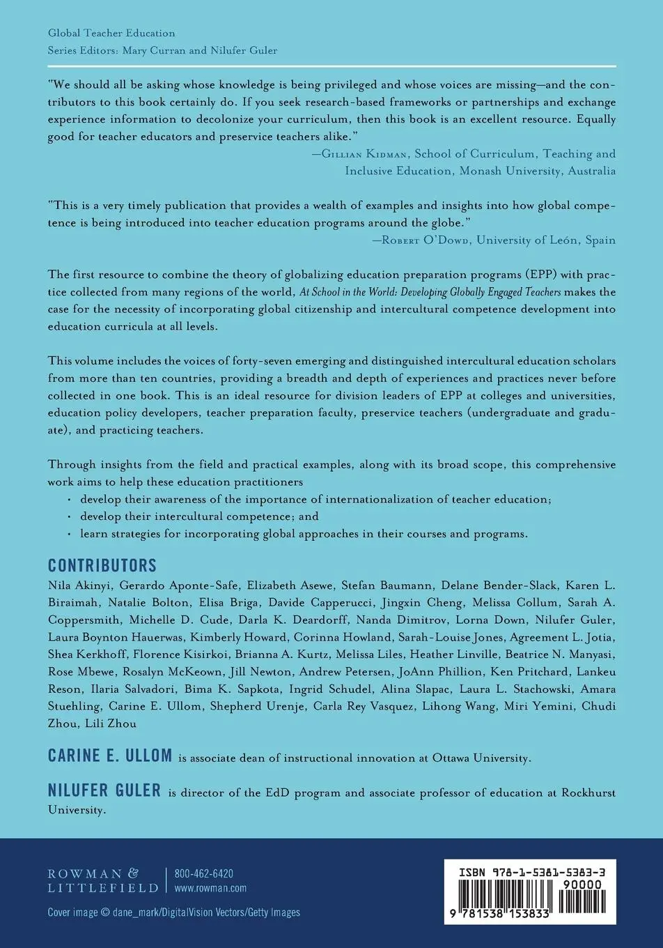 Rückseite: 9781538153833 | At School in the World | Developing Globally Engaged Teachers | Buch