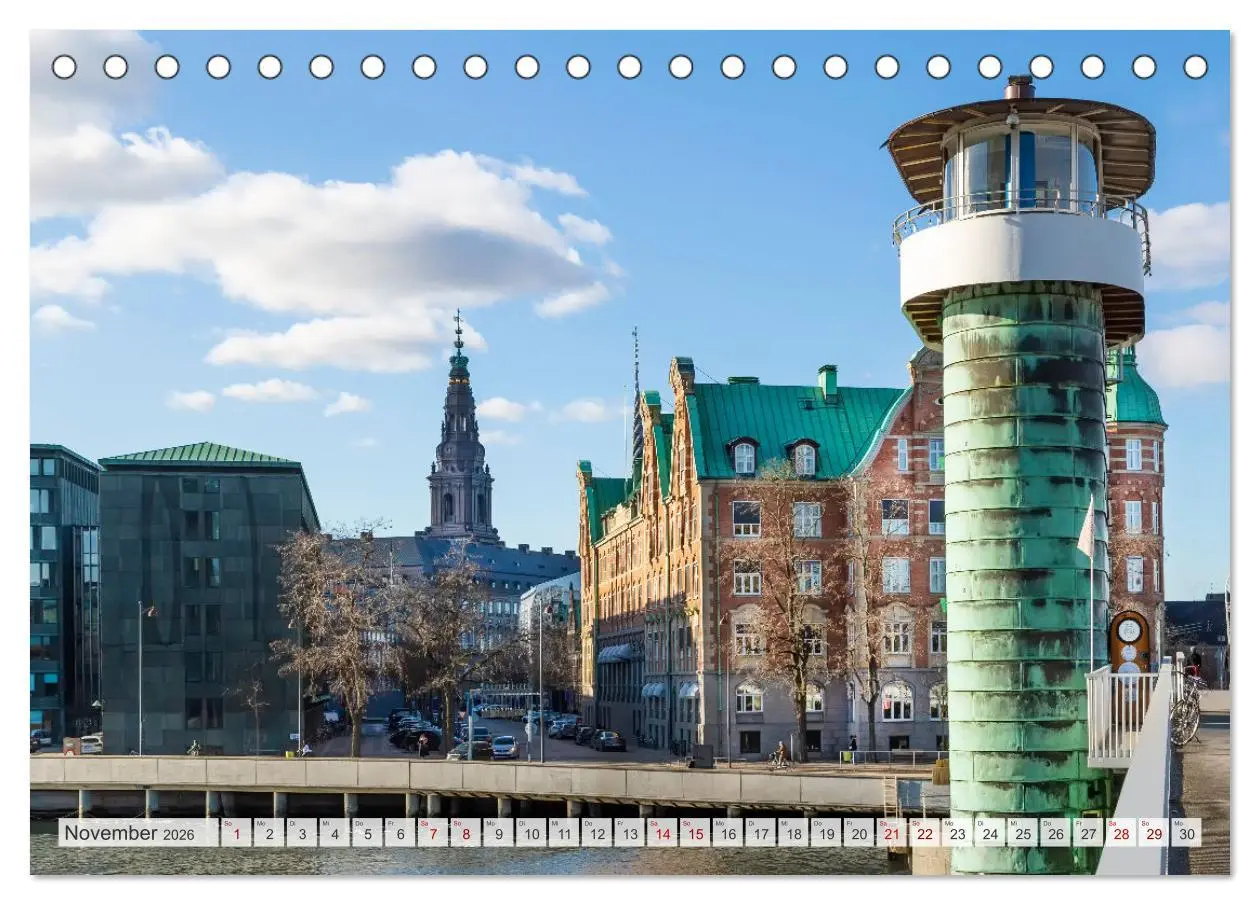 Bild: 9783457533833 | KOPENHAGEN Malerisches Stadtherz (Tischkalender 2026 DIN A5 quer),...
