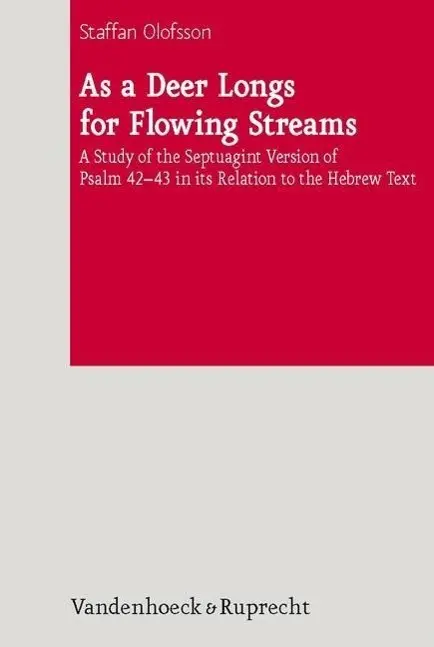 Cover: 9783525533833 | As a Deer Longs for Flowing Streams | Staffan Olofsson | Buch | 235 S.