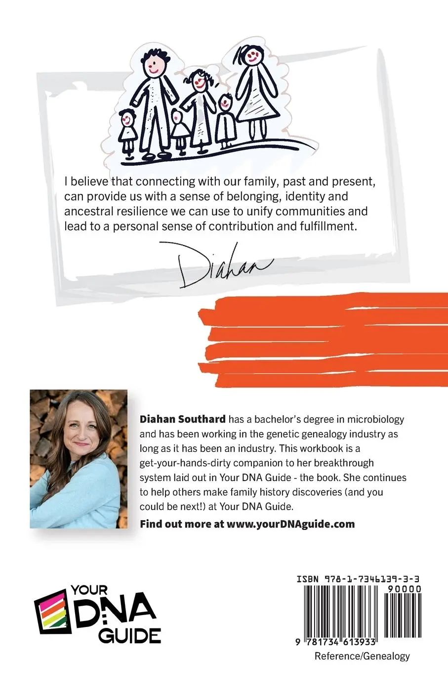 Rückseite: 9781734613933 | Your DNA Guide - The Workbook | Let's Do DNA Together | Southard