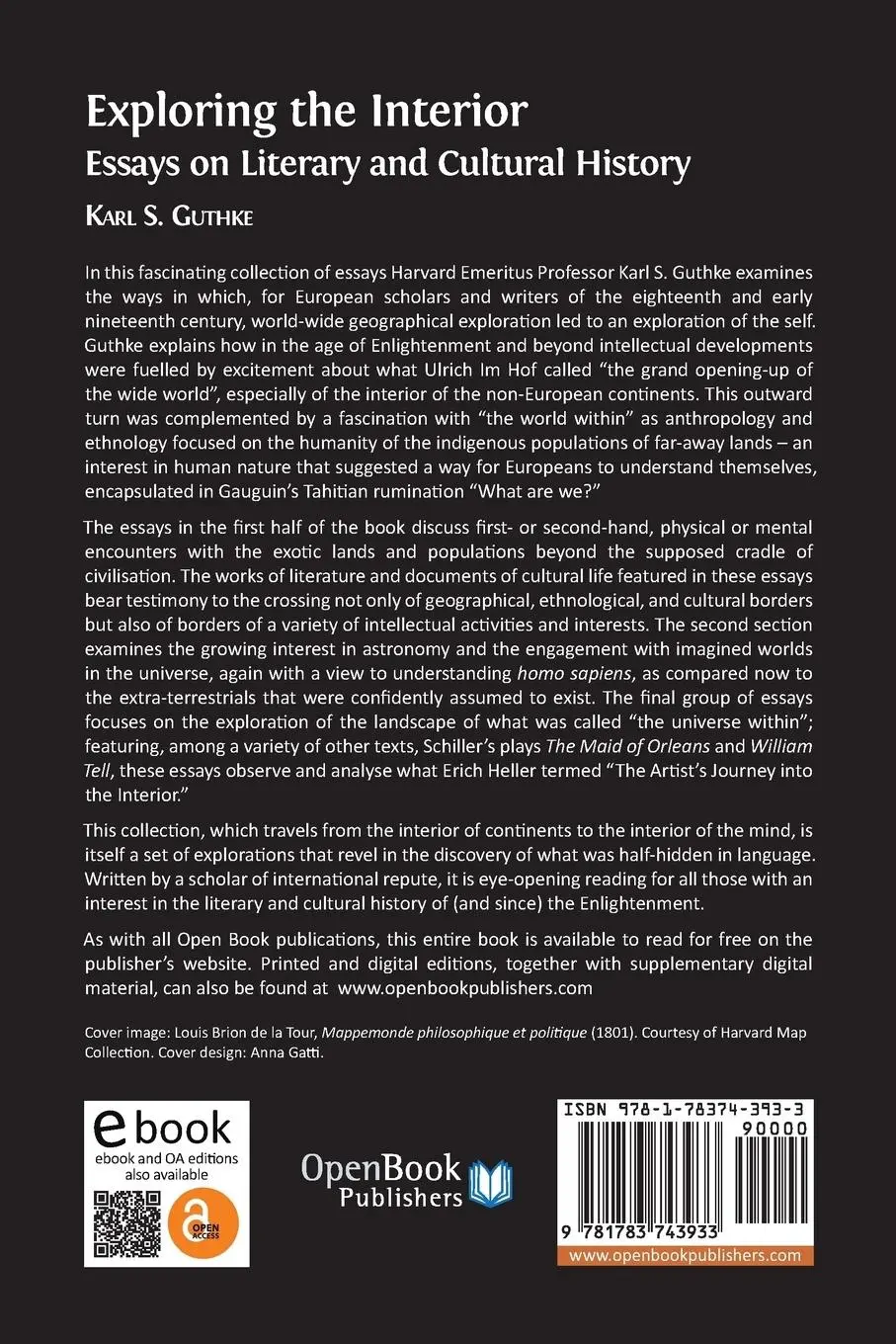 Rückseite: 9781783743933 | Exploring the Interior | Essays on Literary and Cultural History