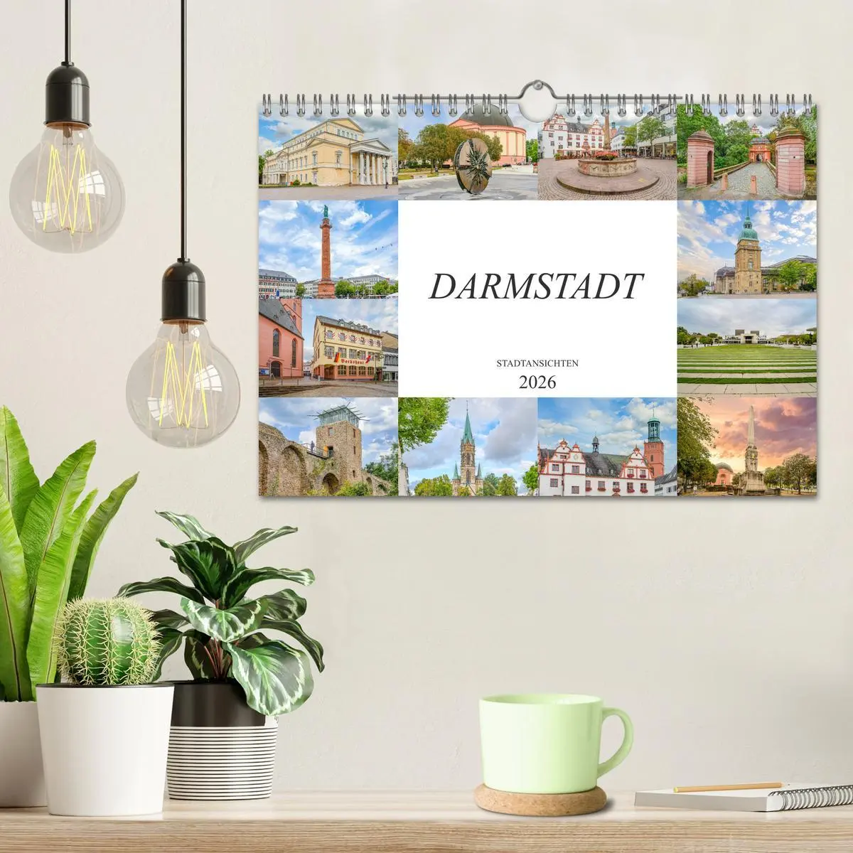 Bild: 9783457763933 | Darmstadt Stadtansichten (Wandkalender 2026 DIN A4 quer), CALVENDO...