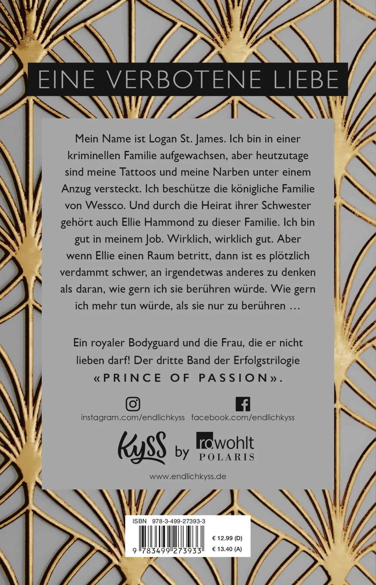 Rückseite: 9783499273933 | Prince of Passion - Logan | Emma Chase | Taschenbuch | 320 S. | 2019