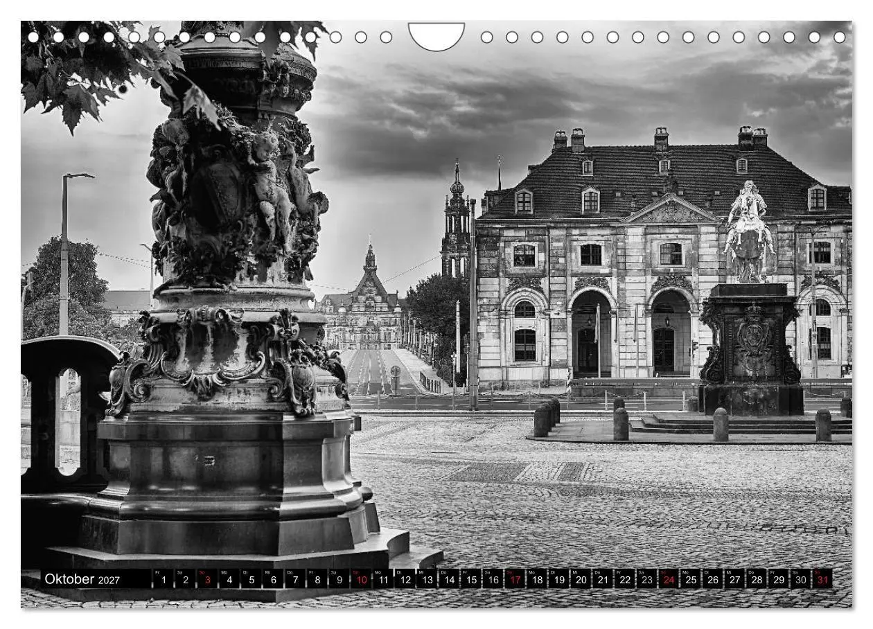 Bild: 9783594143933 | Dresden Faszination Schwarz Weiss (Wandkalender 2027 DIN A4 quer),...