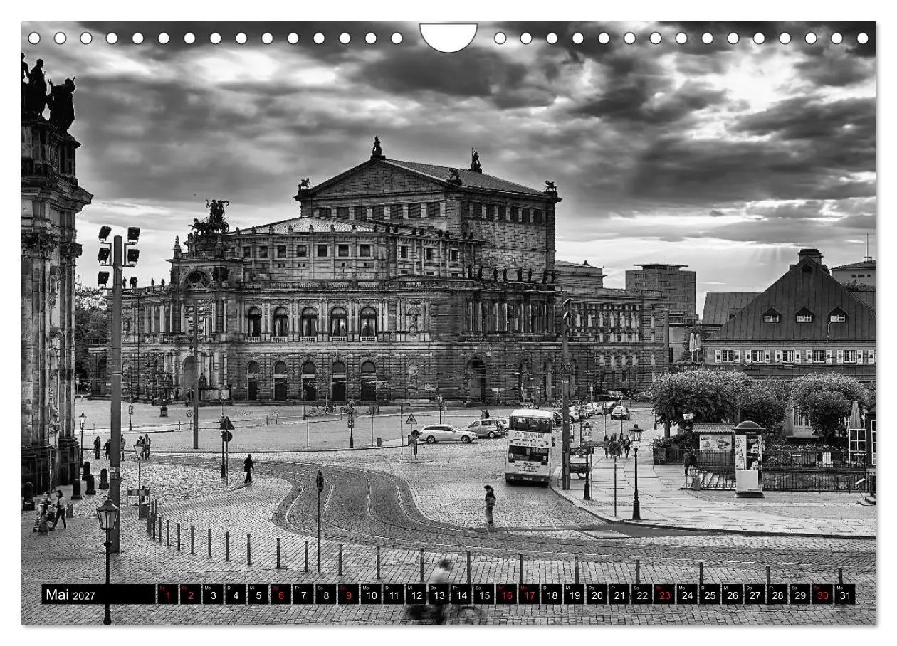Bild: 9783594143933 | Dresden Faszination Schwarz Weiss (Wandkalender 2027 DIN A4 quer),...