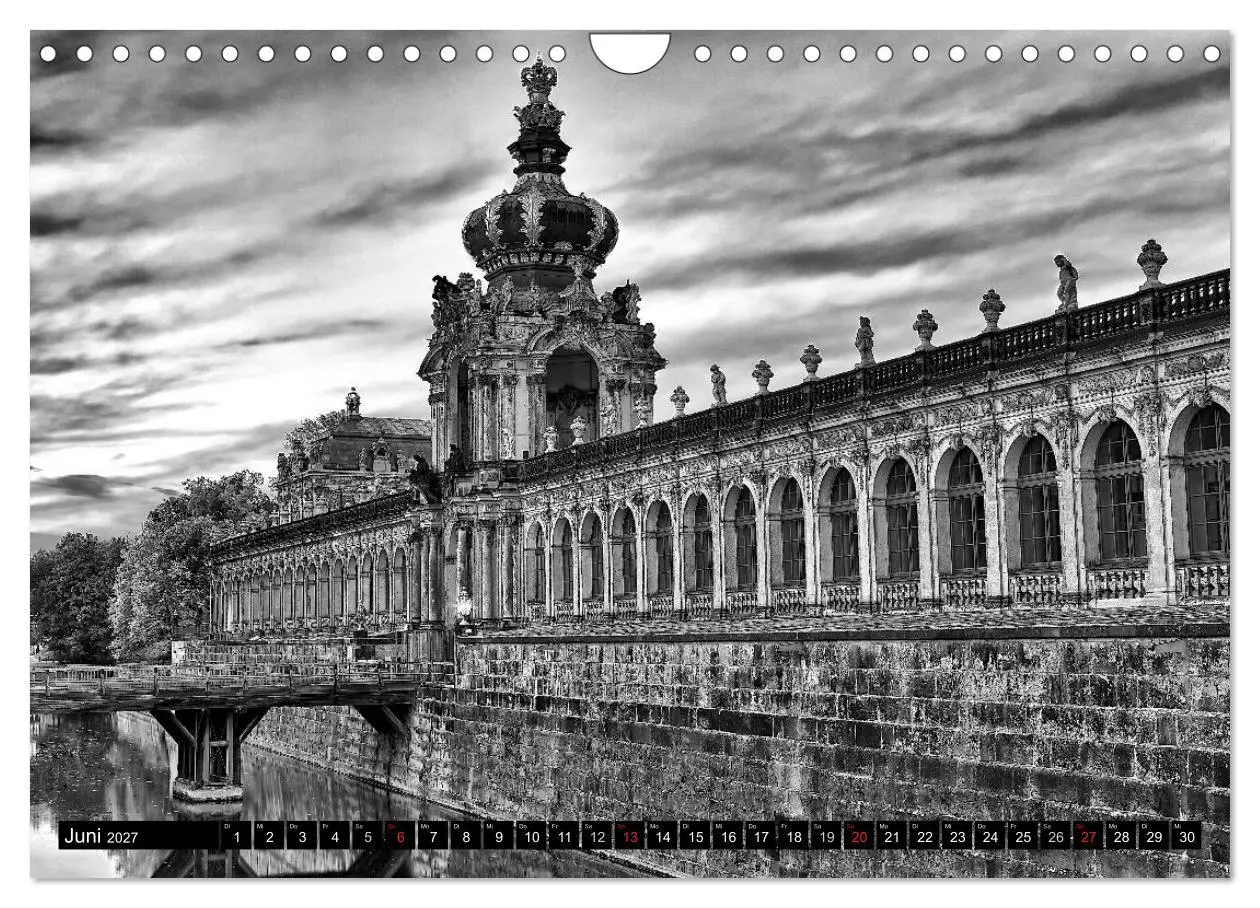 Bild: 9783594143933 | Dresden Faszination Schwarz Weiss (Wandkalender 2027 DIN A4 quer),...