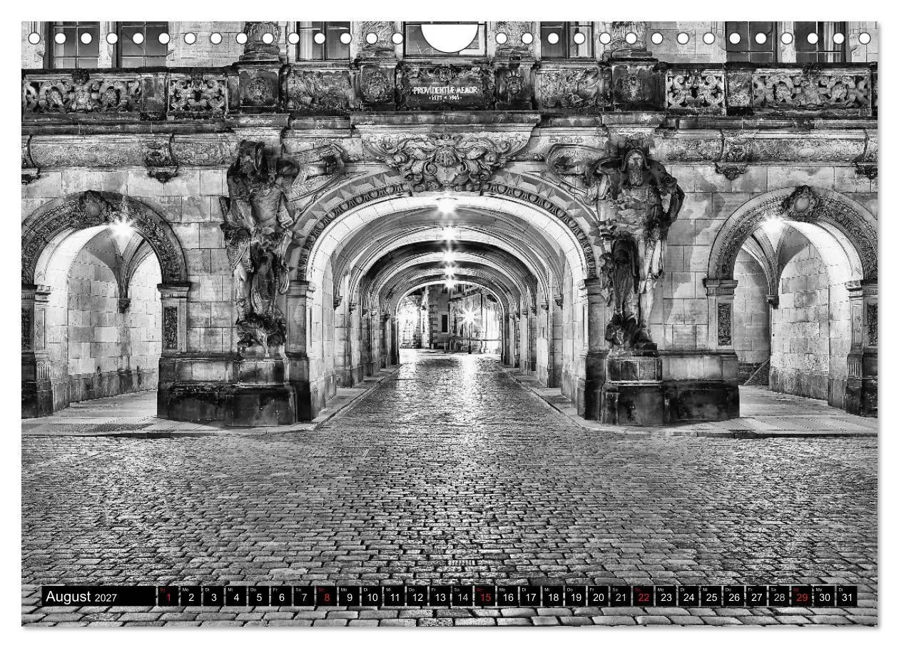 Bild: 9783594143933 | Dresden Faszination Schwarz Weiss (Wandkalender 2027 DIN A4 quer),...
