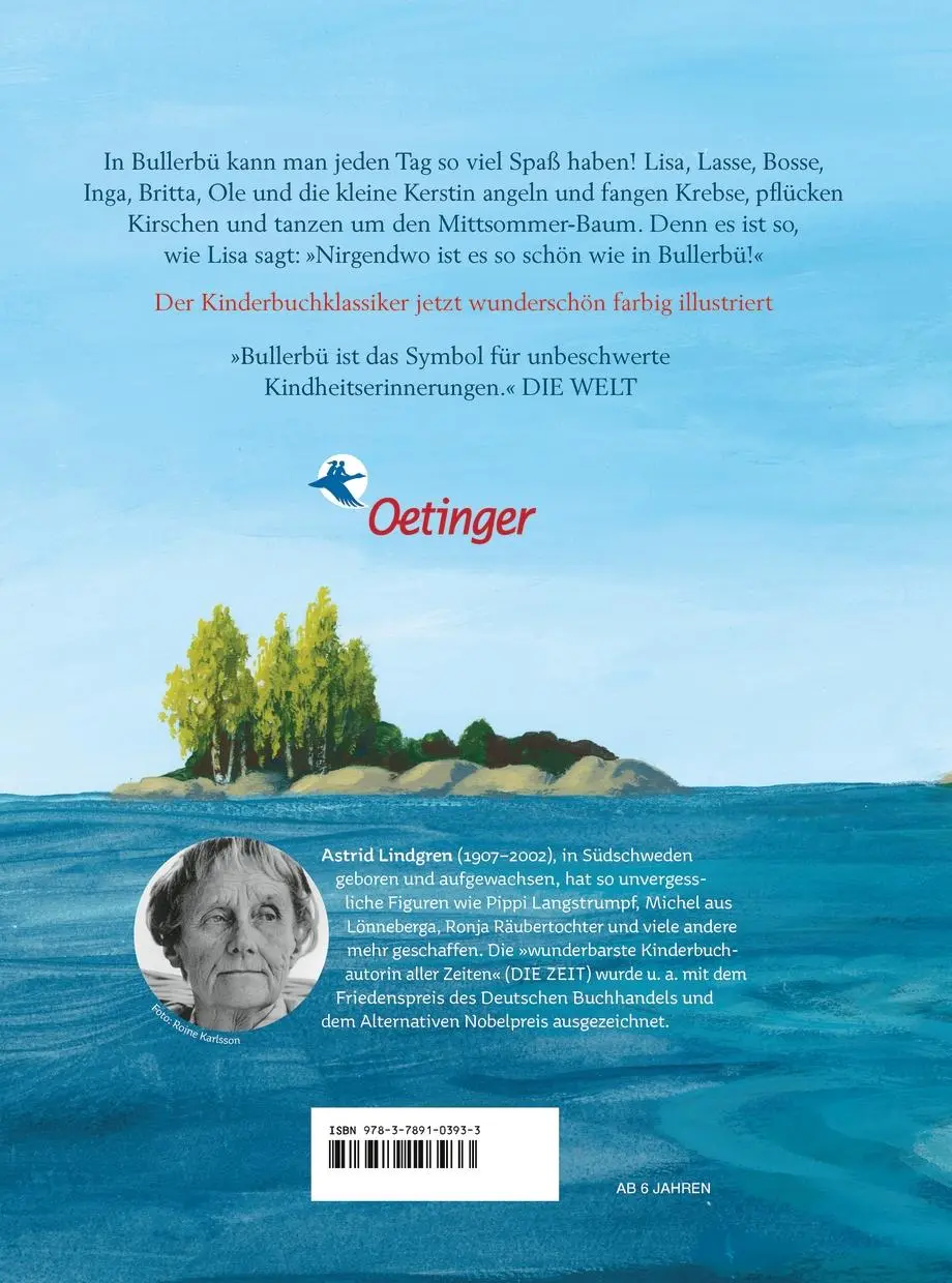 Rückseite: 9783789103933 | Immer lustig in Bullerbü | Astrid Lindgren | Buch | 128 S. | Deutsch