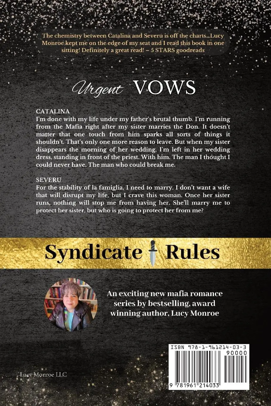 Rückseite: 9781961214033 | URGENT VOWS | Syndicate Rules | Lucy Monroe | Taschenbuch | Englisch