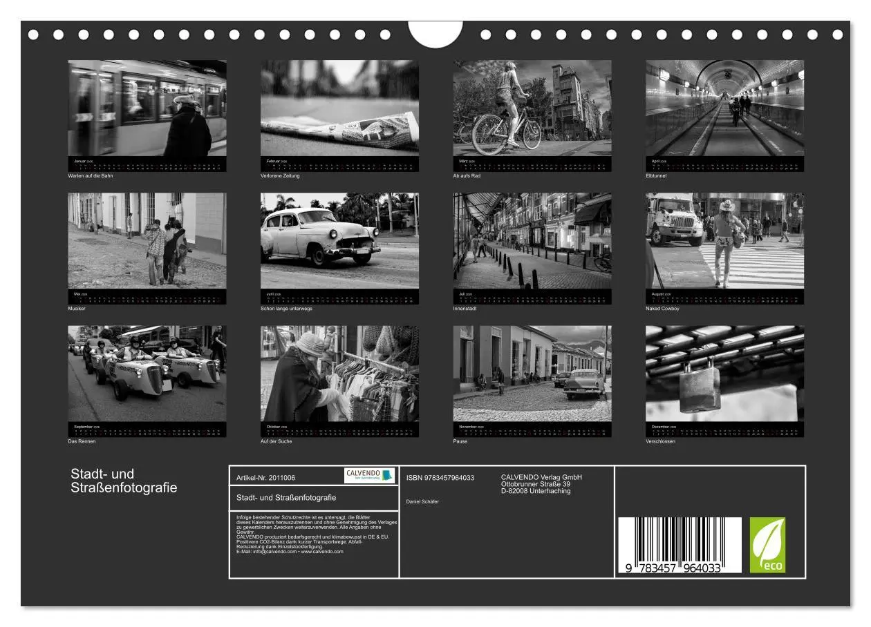 Bild: 9783457964033 | Stadt- und Straßenfotografie (Wandkalender 2026 DIN A4 quer),...