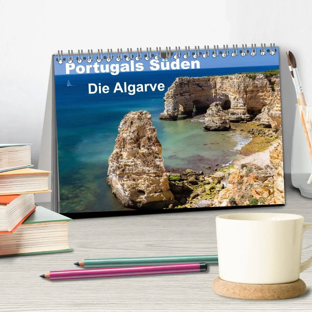 Bild: 9783516124033 | Portugals Süden - Die Algarve (Tischkalender 2026 DIN A5 quer),...
