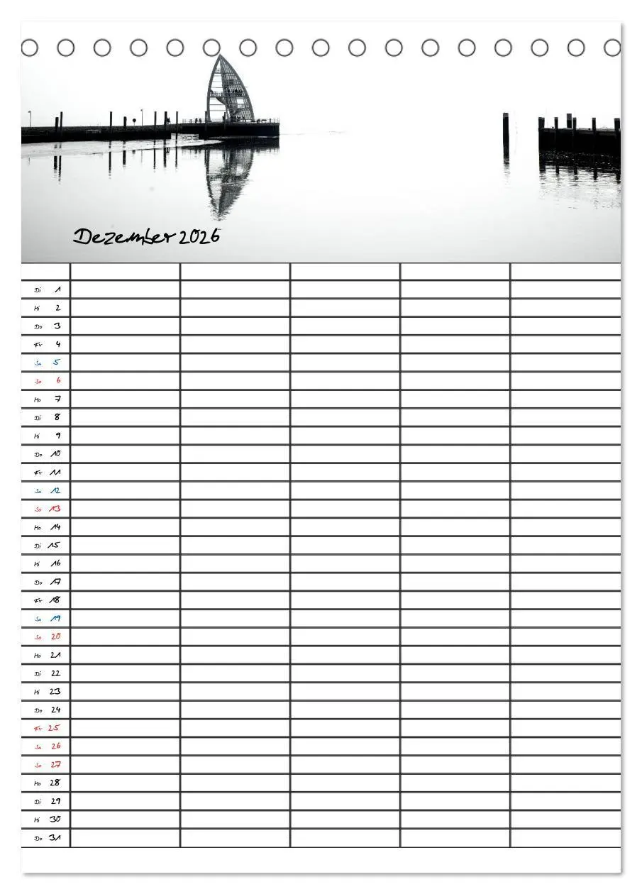 Bild: 9783516434033 | JUIST - DIE NORDSEEINSEL (Tischkalender 2026 DIN A5 hoch), CALVENDO...
