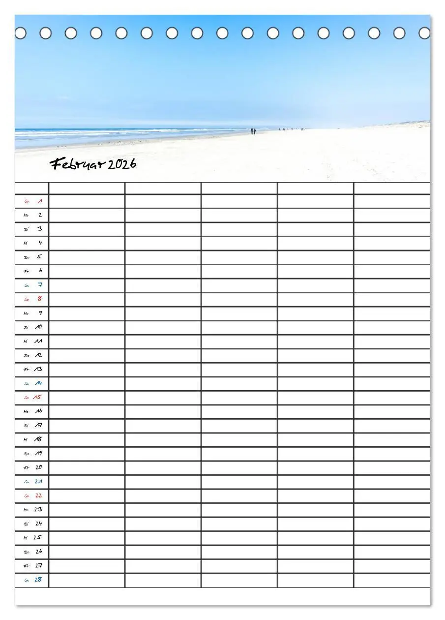 Bild: 9783516434033 | JUIST - DIE NORDSEEINSEL (Tischkalender 2026 DIN A5 hoch), CALVENDO...