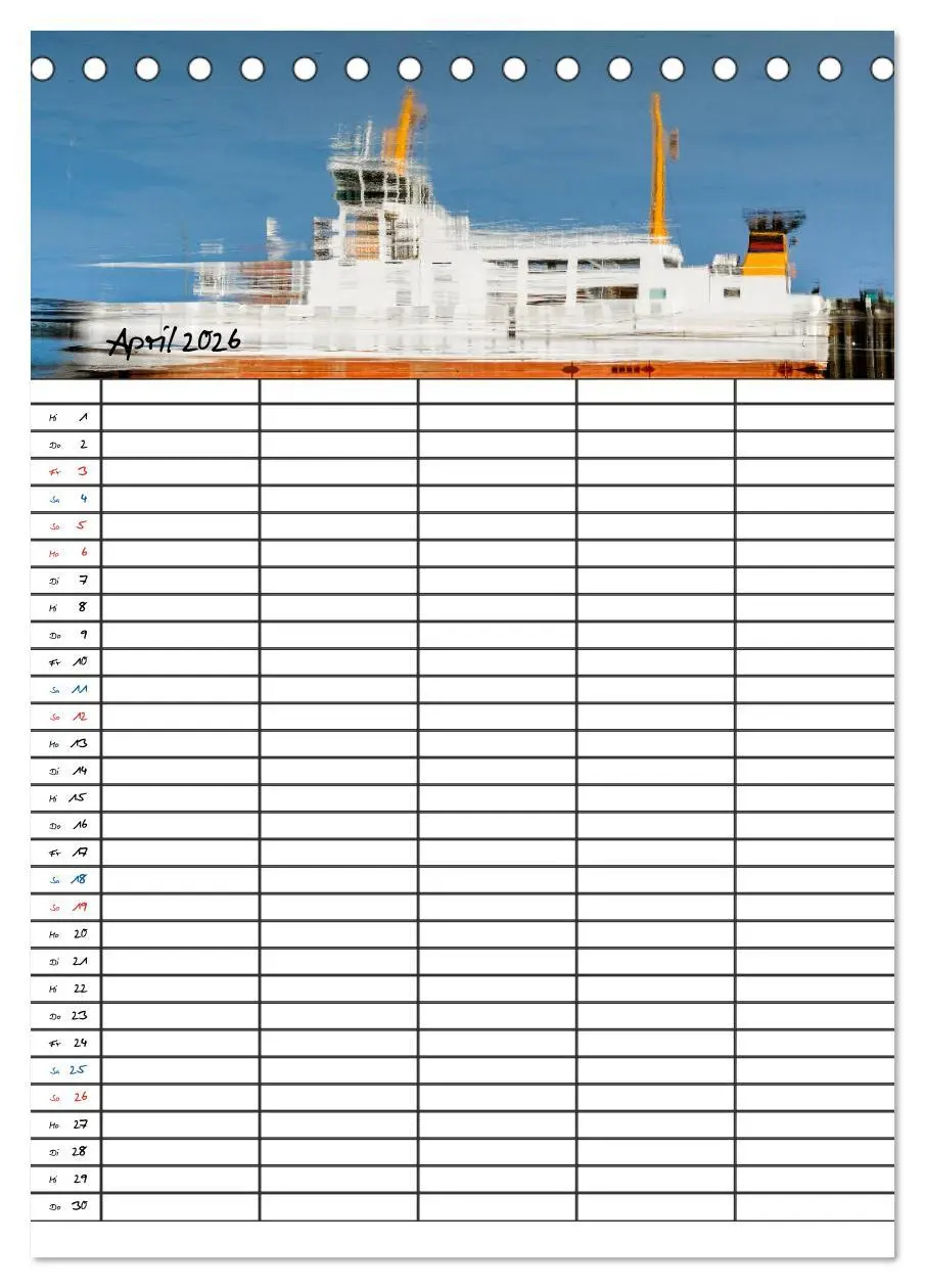 Bild: 9783516434033 | JUIST - DIE NORDSEEINSEL (Tischkalender 2026 DIN A5 hoch), CALVENDO...