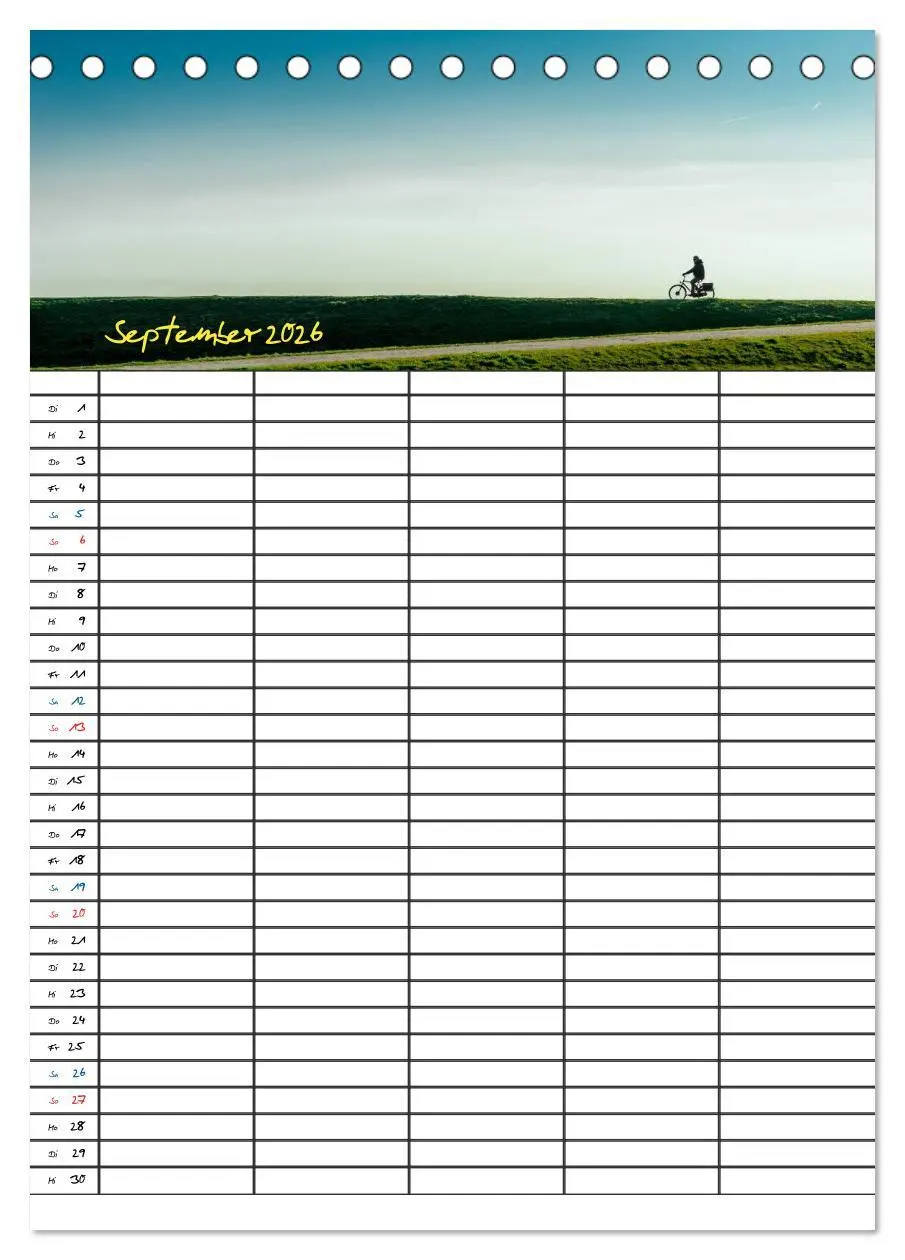 Bild: 9783516434033 | JUIST - DIE NORDSEEINSEL (Tischkalender 2026 DIN A5 hoch), CALVENDO...