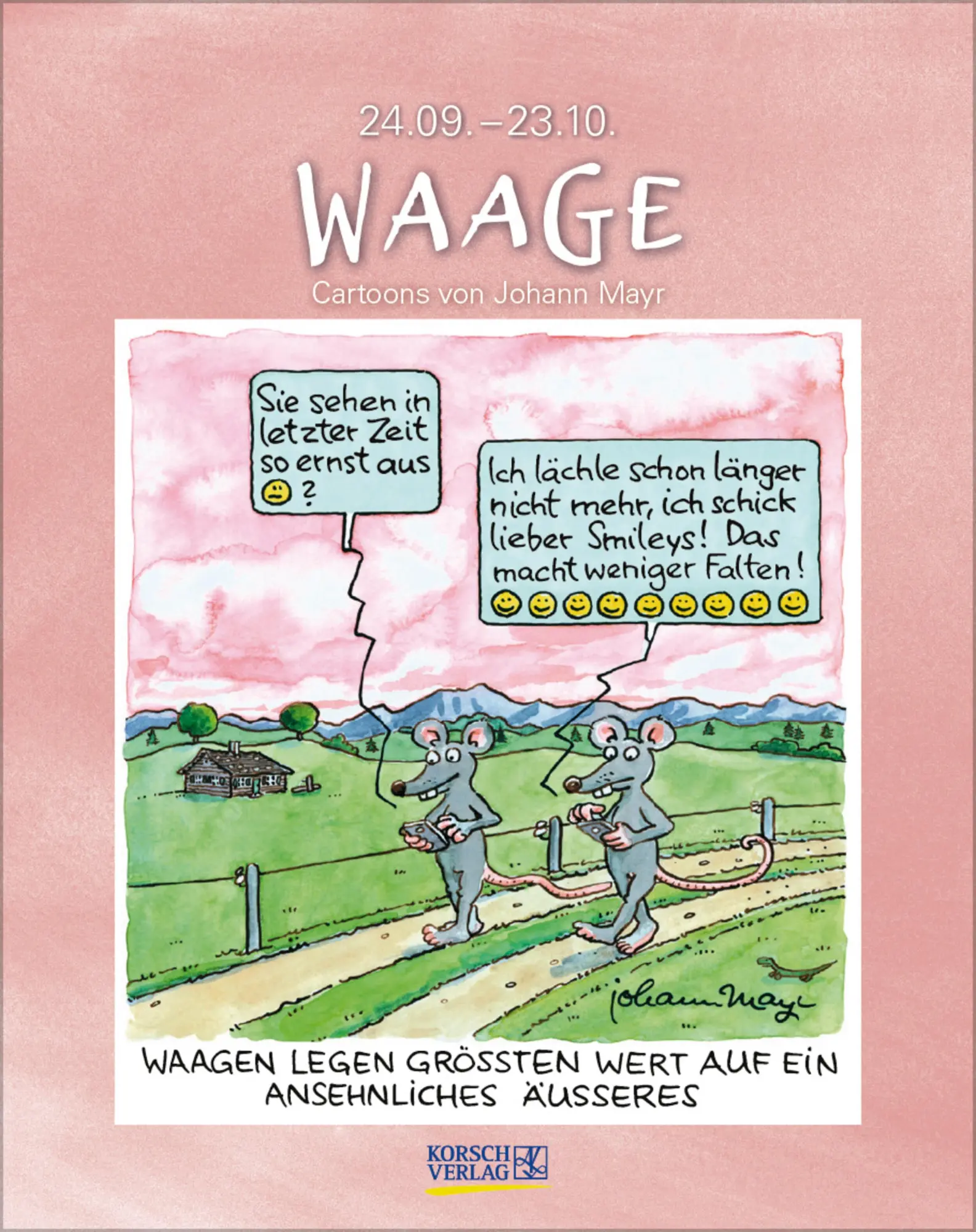 Cover: 9783731884033 | Waage 2026 | Verlag Korsch | Kalender | Spiralbindung | 13 S. | 2026