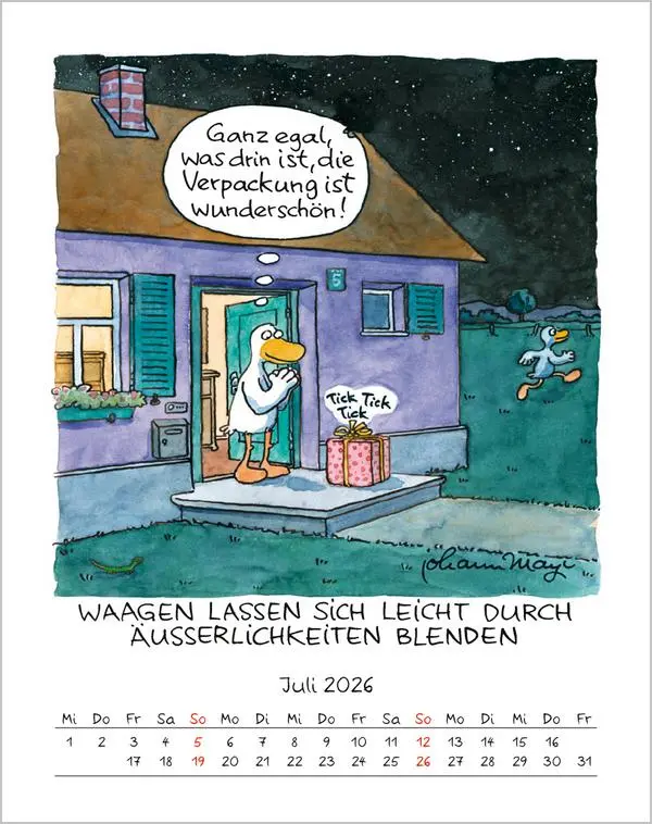 Bild: 9783731884033 | Waage 2026 | Verlag Korsch | Kalender | Spiralbindung | 13 S. | 2026
