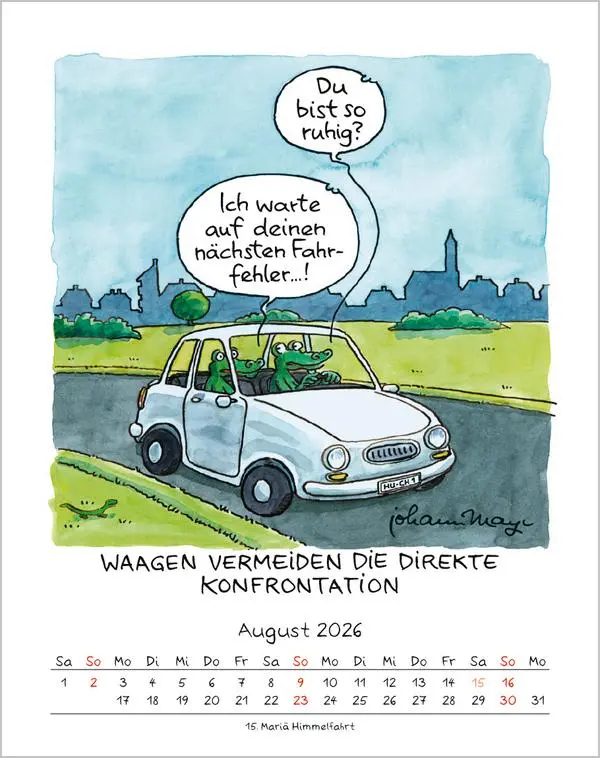 Bild: 9783731884033 | Waage 2026 | Verlag Korsch | Kalender | Spiralbindung | 13 S. | 2026