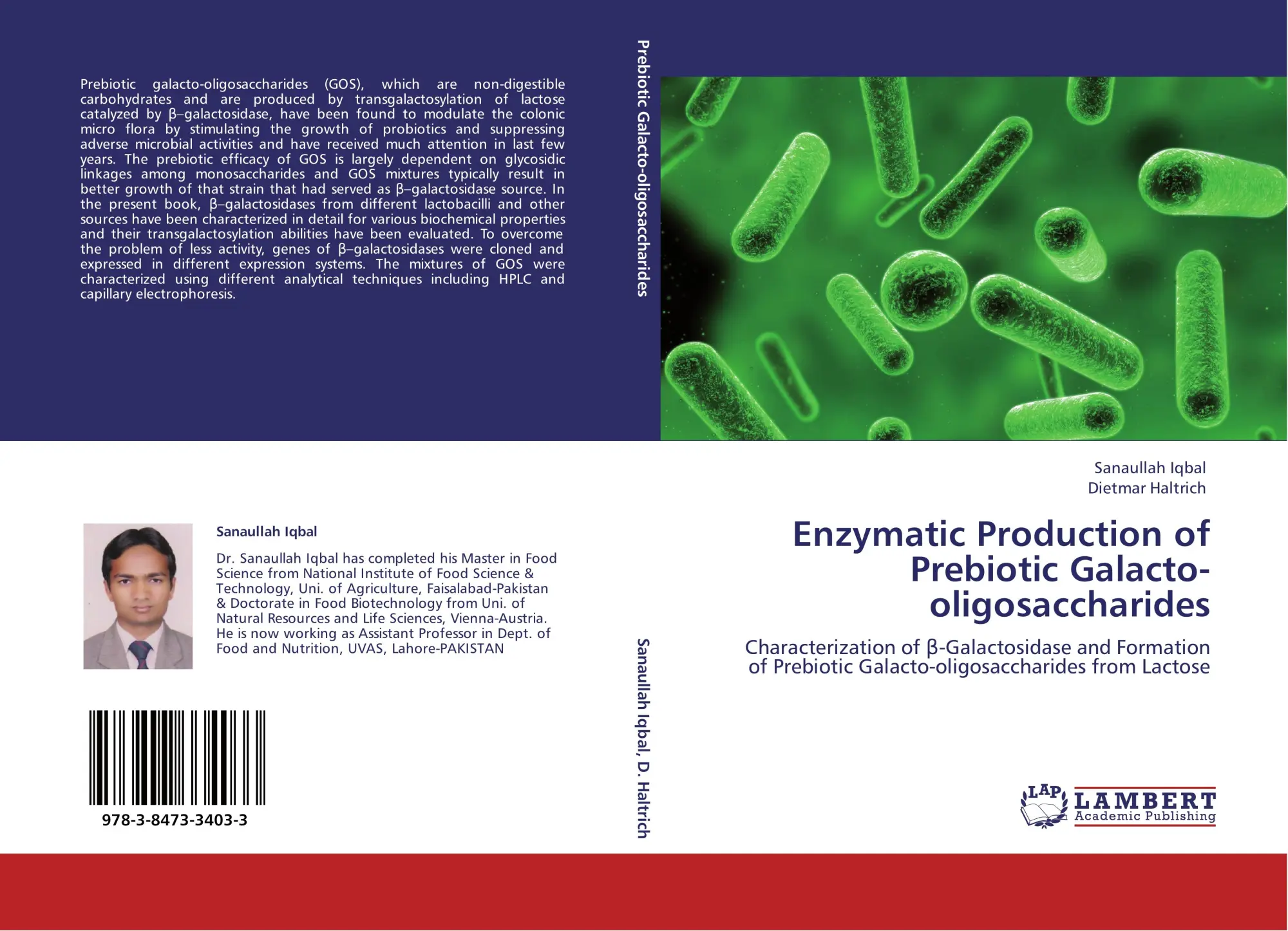 Cover: 9783847334033 | Enzymatic Production of Prebiotic Galacto-oligosaccharides | Buch