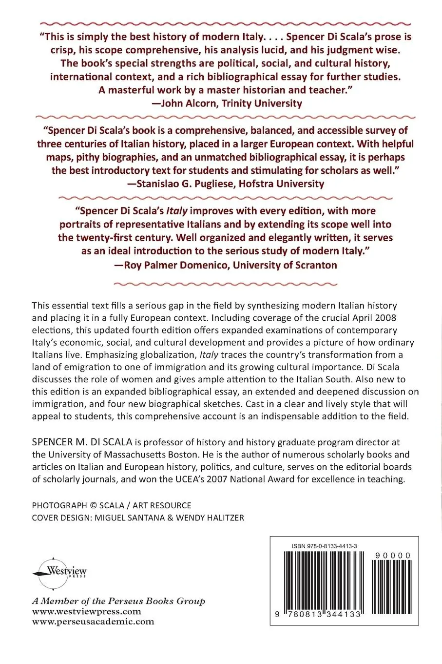 Rückseite: 9780813344133 | Italy | Spencer M. Discala | Taschenbuch | Einband - flex.(Paperback)
