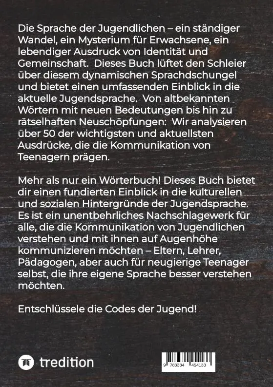 Rückseite: 9783384454133 | Jugendsprache Reloaded | Überlebenskit für Erwachsene | Manuel Kesting