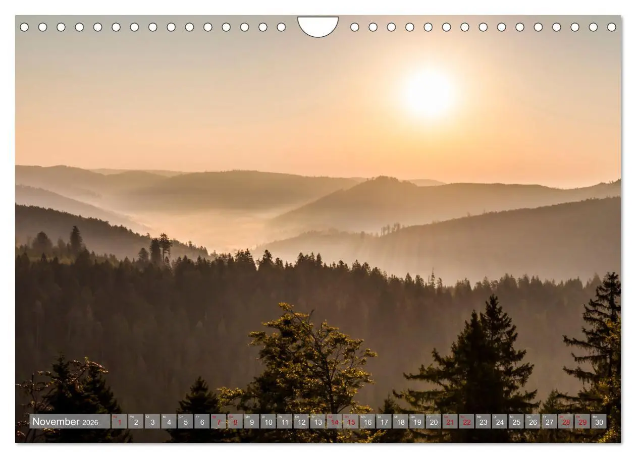 Bild: 9783457644133 | Ein Jahr im Schwarzwald (Wandkalender 2026 DIN A4 quer), CALVENDO...