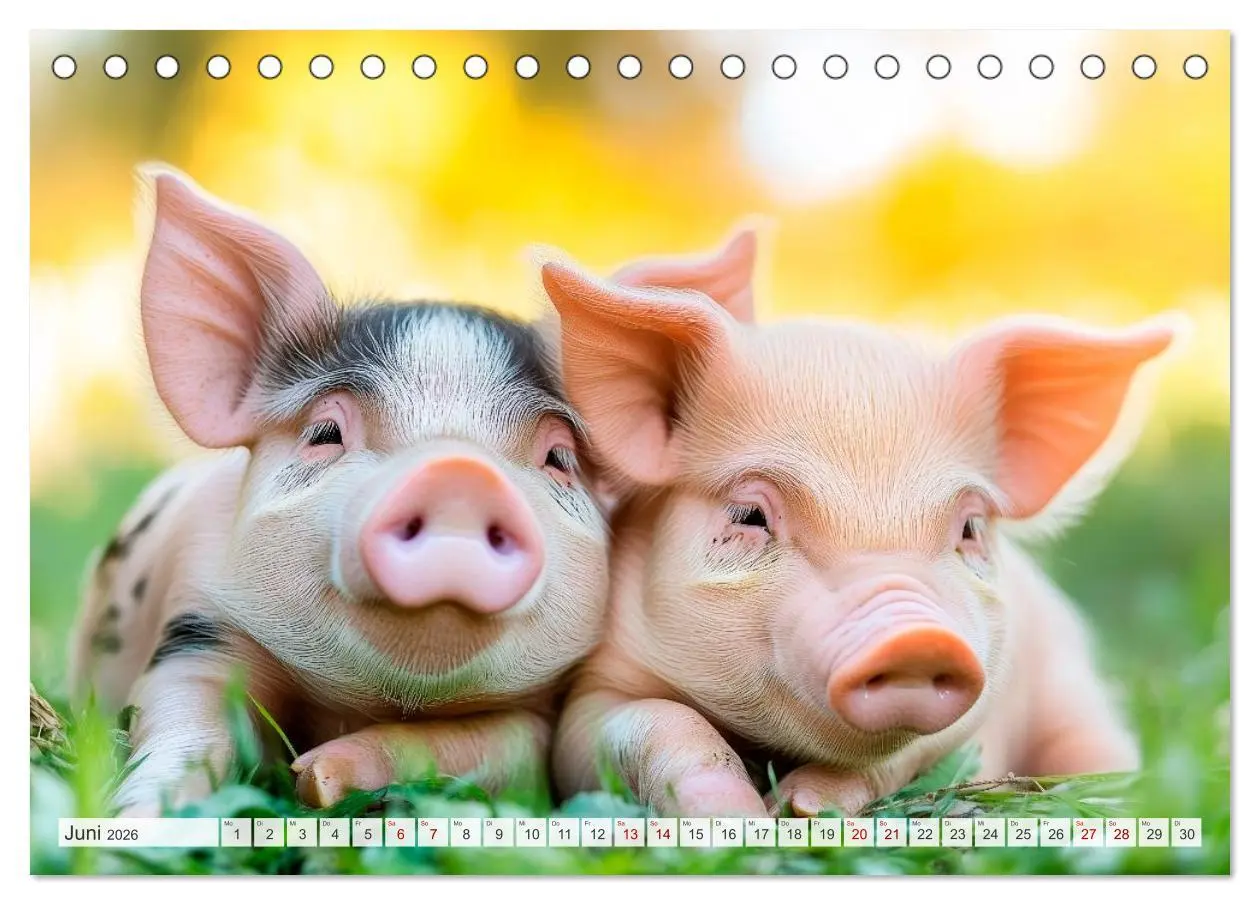 Bild: 9783516594133 | TIERKINDER Abenteuer Wildnis (Tischkalender 2026 DIN A5 quer),...
