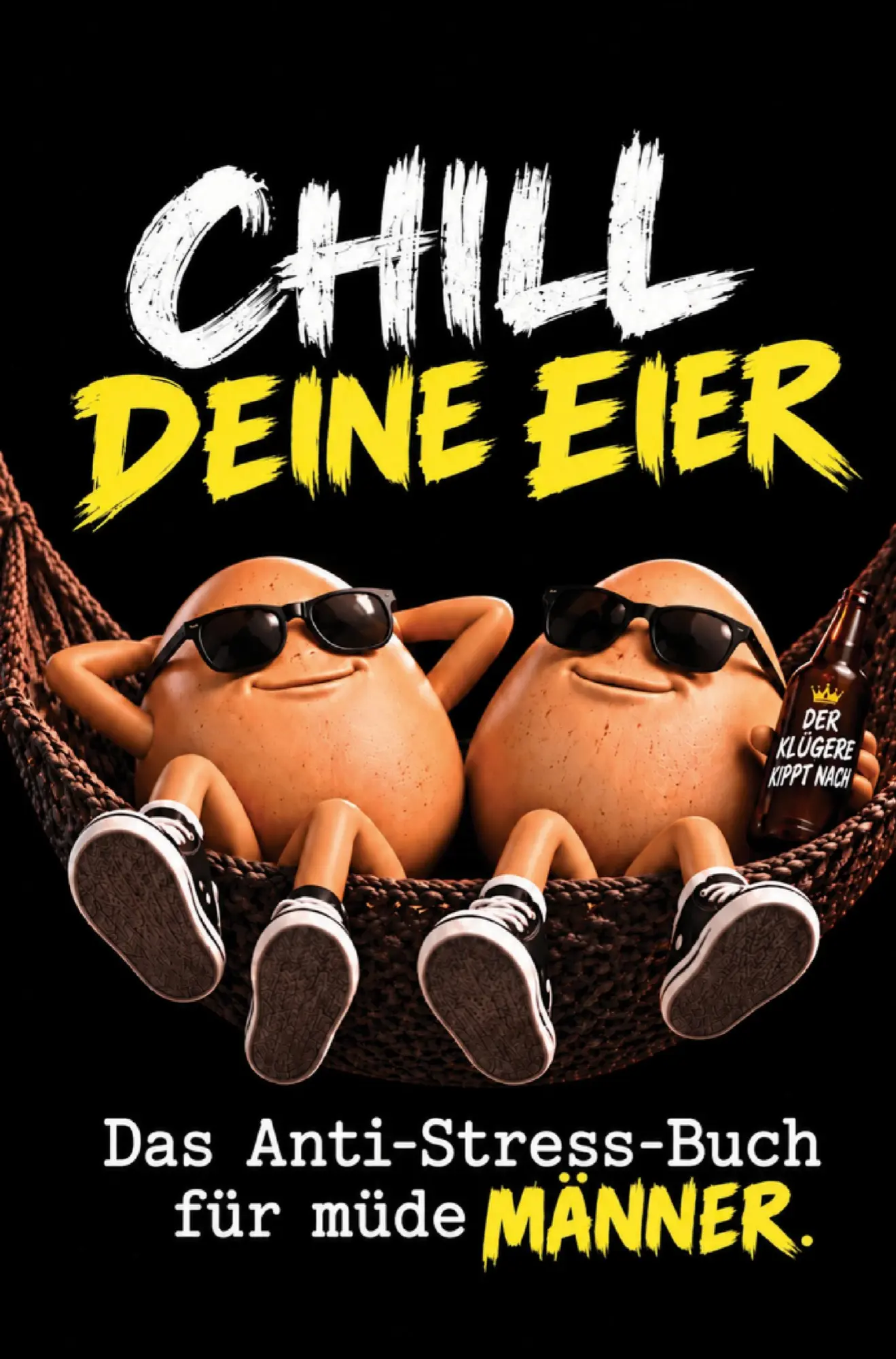Cover: 9783912664133 | Chill deine Eier | Das Anti-Stress-Buch für müde Männer | Jonas Falk