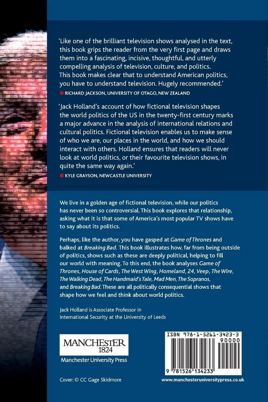 Rückseite: 9781526134233 | Fictional television and American politics | From 9/11 to Donald Trump