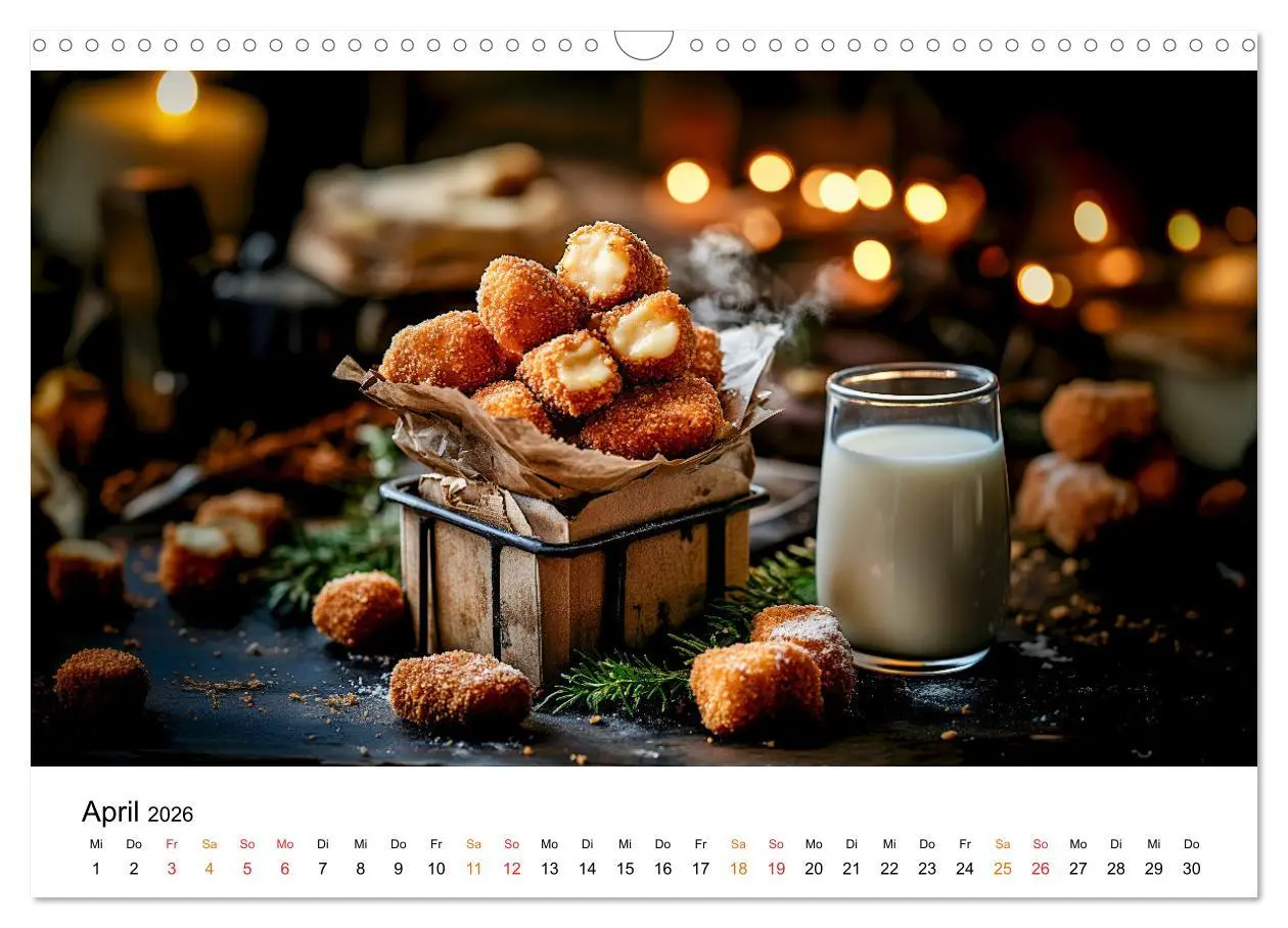 Bild: 9783457324233 | Fastfood - schnell, sündig, lecker (Wandkalender 2026 DIN A3 quer),...