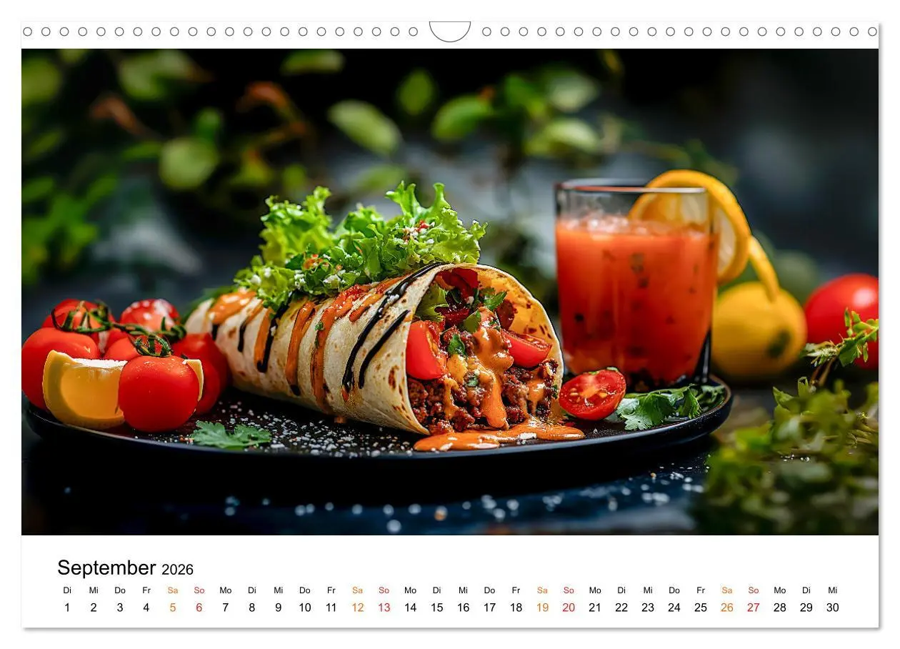 Bild: 9783457324233 | Fastfood - schnell, sündig, lecker (Wandkalender 2026 DIN A3 quer),...