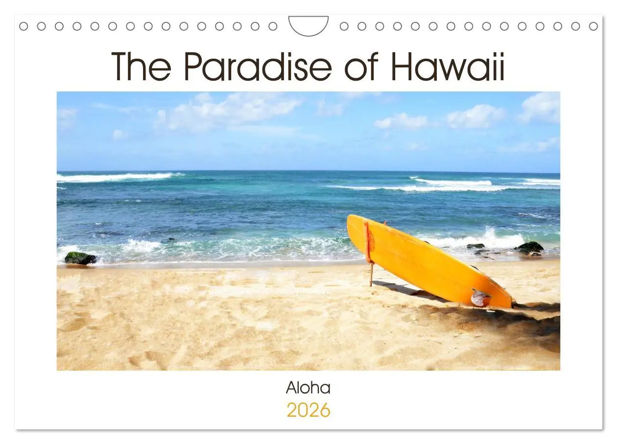 Cover: 9783516584233 | The Paradise of Hawaii (Wall Calendar 2026 DIN A4 landscape),...