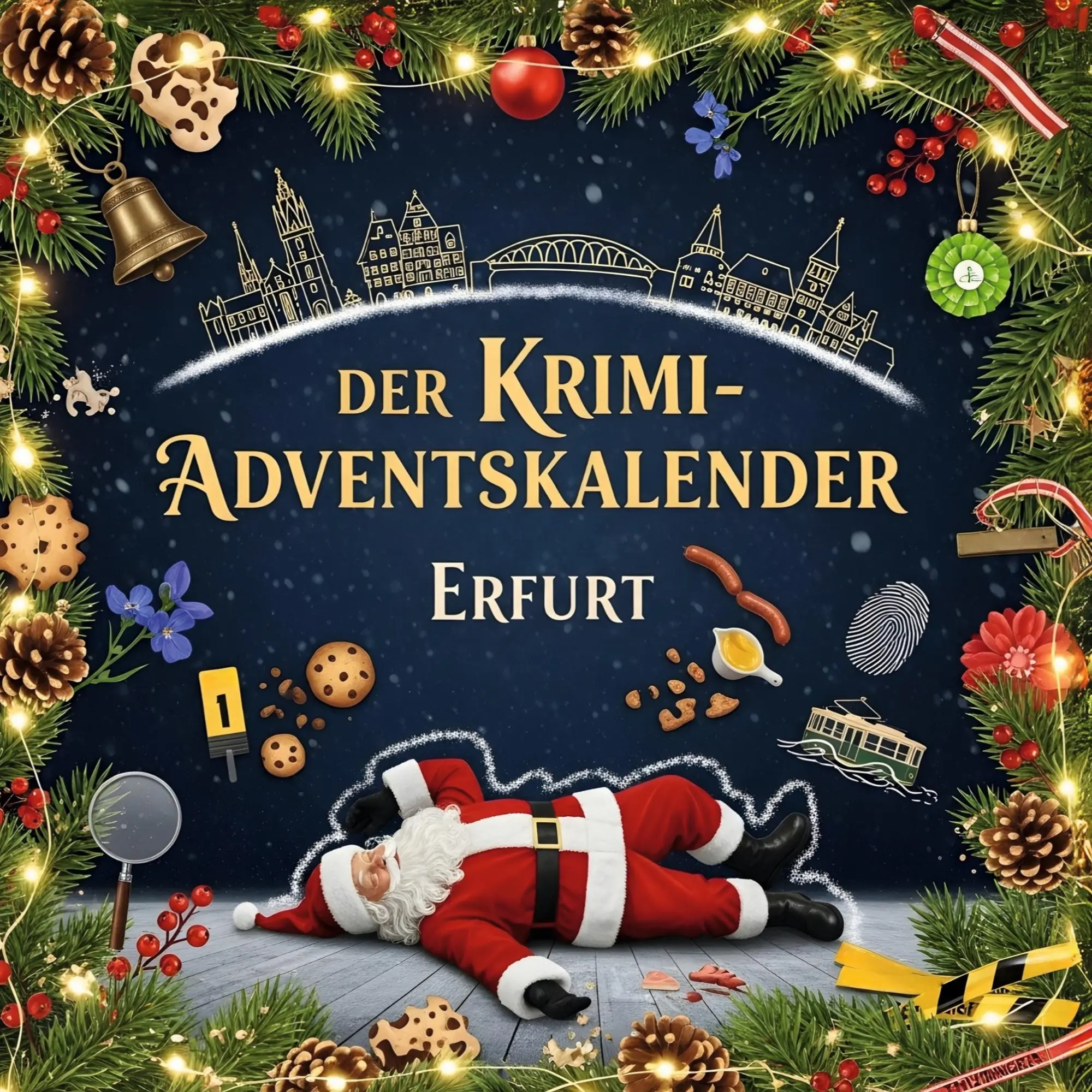 Cover: 9783695304233 | Der Krimi-Adventskalender Erfurt | Mordsverdächtig in 24 Akten | Buch