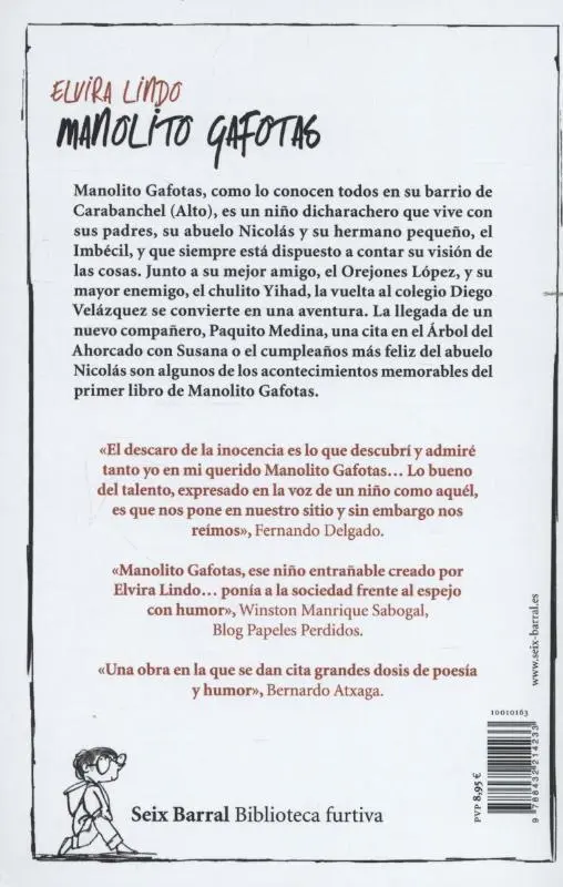 Rückseite: 9788432214233 | Manolito Gafotas | Elvira Lindo | Taschenbuch | 192 S. | Spanisch