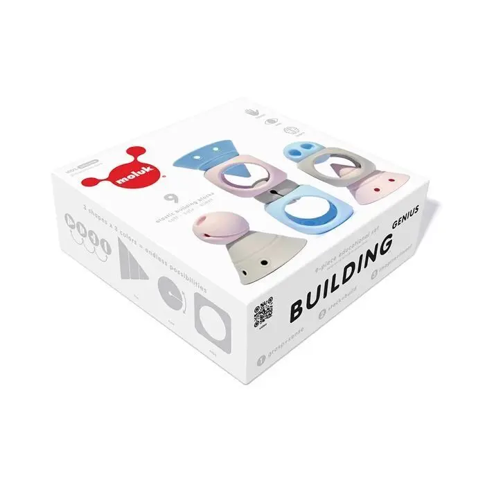 Cover: 7640153434333 | Moluk Building Genius Lern-/Bauspiel Set pastell | 2843433 | 2022
