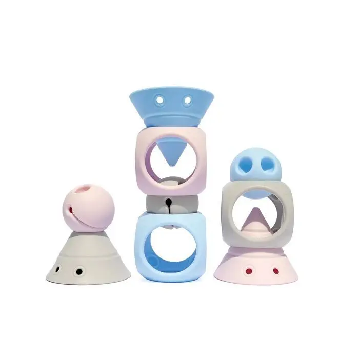 Bild: 7640153434333 | Moluk Building Genius Lern-/Bauspiel Set pastell | 2843433 | 2022