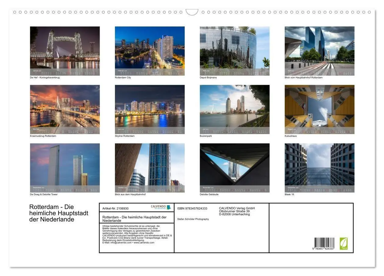 Bild: 9783457624333 | Rotterdam - Die heimliche Hauptstadt der Niederlande (Wandkalender...
