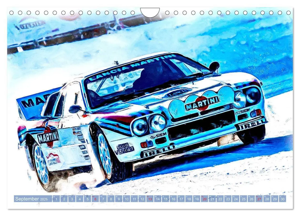 Bild: 9783457794333 | Rallye-Klassiker auf Eis (Wandkalender 2026 DIN A4 quer), CALVENDO...