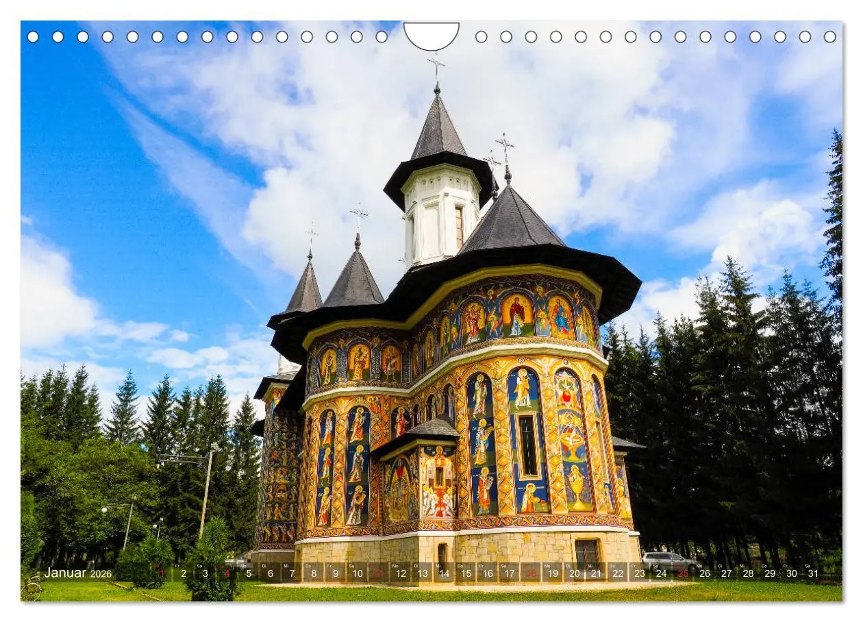 Bild: 9783457934333 | Klöster in der Bucovina (Wandkalender 2026 DIN A4 quer), CALVENDO...