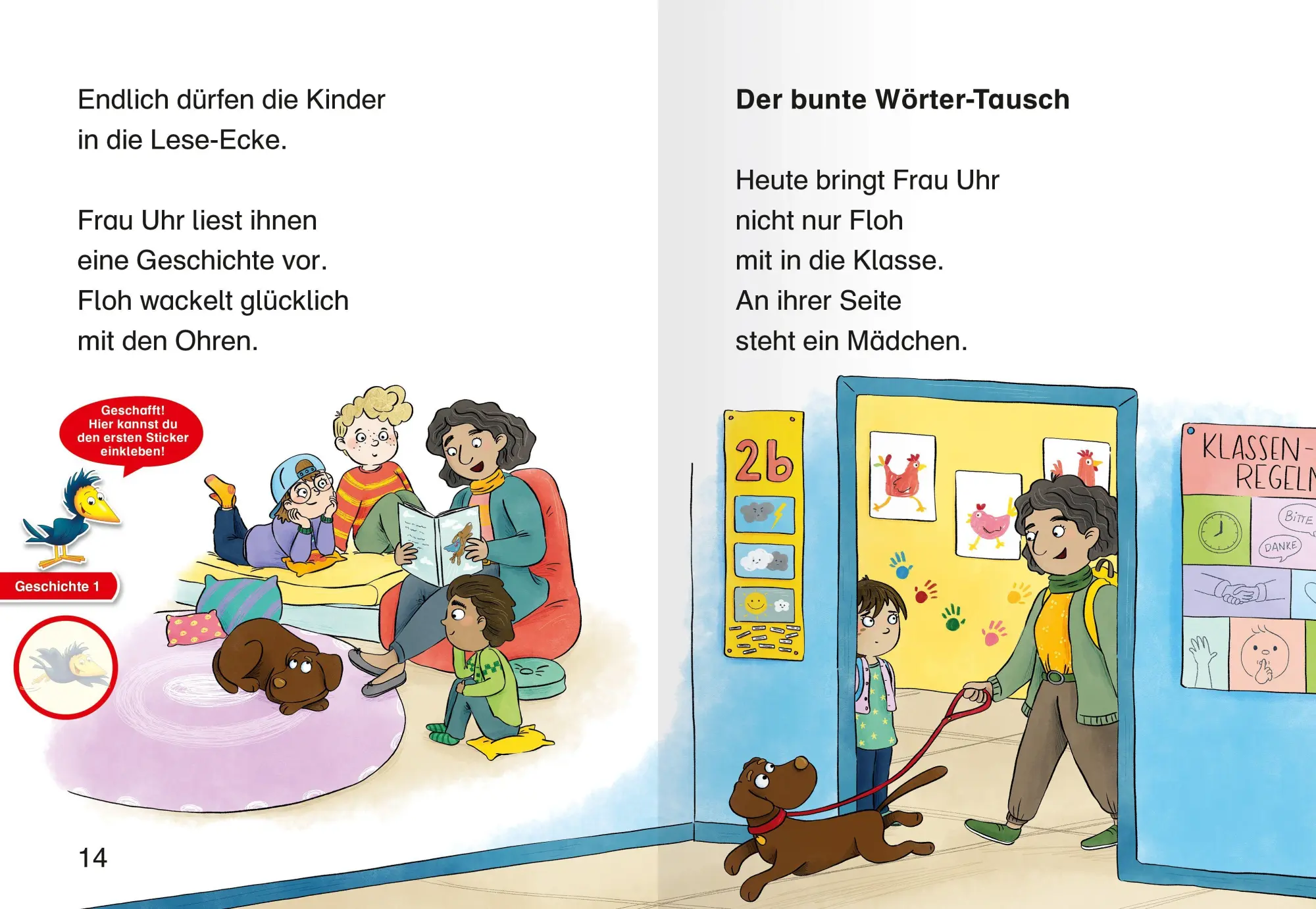 Bild: 9783473464333 | Leserabe 1. Lesestufe - Schulgeschichten mit Hund Floh | Judith Allert
