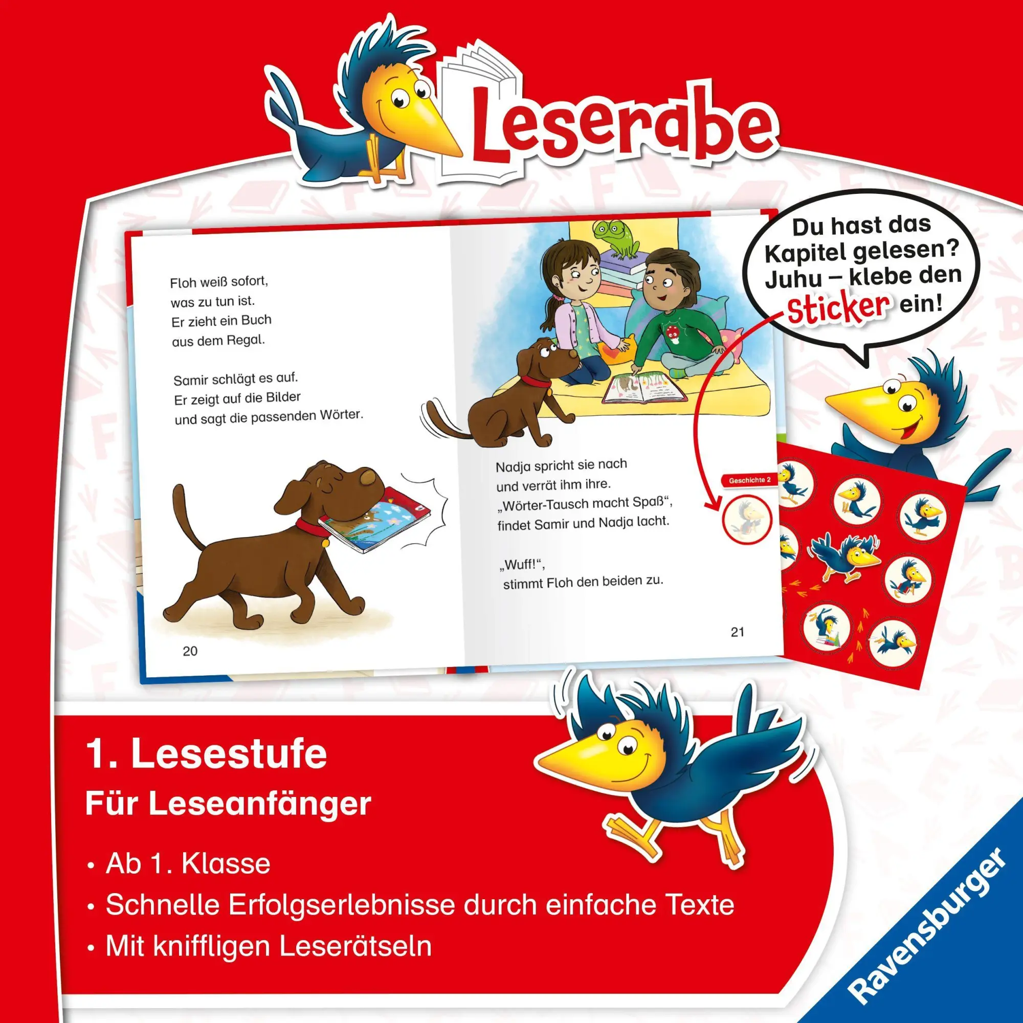 Bild: 9783473464333 | Leserabe 1. Lesestufe - Schulgeschichten mit Hund Floh | Judith Allert