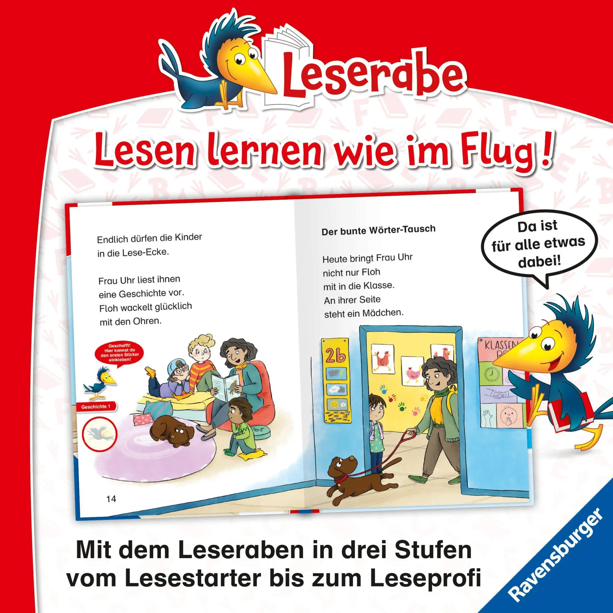 Bild: 9783473464333 | Leserabe 1. Lesestufe - Schulgeschichten mit Hund Floh | Judith Allert