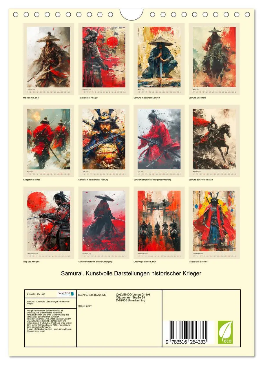 Bild: 9783516264333 | Samurai. Kunstvolle Darstellungen historischer Krieger...