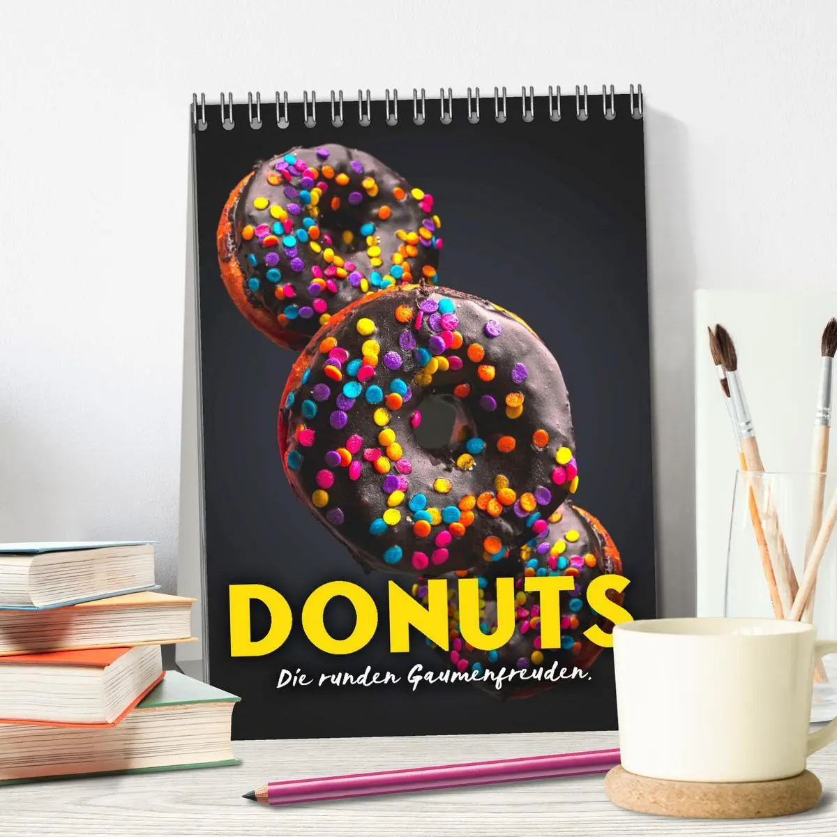 Bild: 9783516334333 | Donuts - Die runden Gaumenfreuden. (Tischkalender 2026 DIN A5...