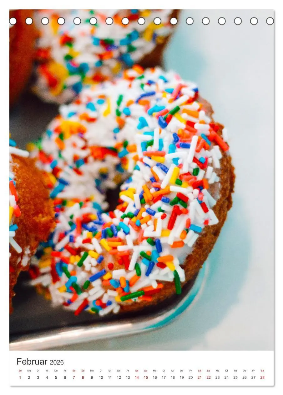 Bild: 9783516334333 | Donuts - Die runden Gaumenfreuden. (Tischkalender 2026 DIN A5...
